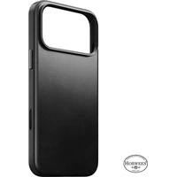 Nomad Traditional Leather (Horween) MagSafe kožený kryt iPhone 18 Pro Max Black - Pouzdra