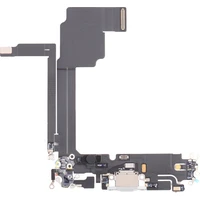 Náhradní díl pro iPhone 15 Pro Max nabíjecí konektor bílý titan - Konektory