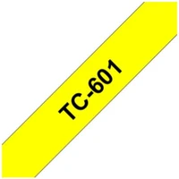 Brother TC-601 páska černá na žlutém 12 mm - Pásky pro štítkovače