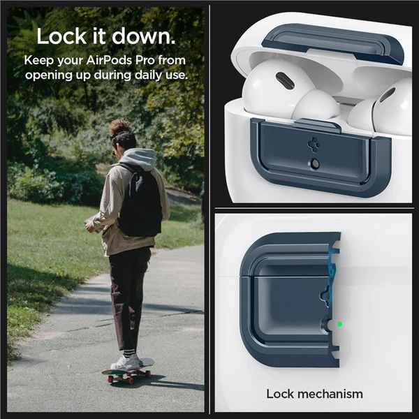 Spigen Lock Fit M pouzdro AirPods Pro (2nd/1st Gen) modré - Pouzdra - Obrázek c1a6a16c3ae94e41943d2e1434d900f1