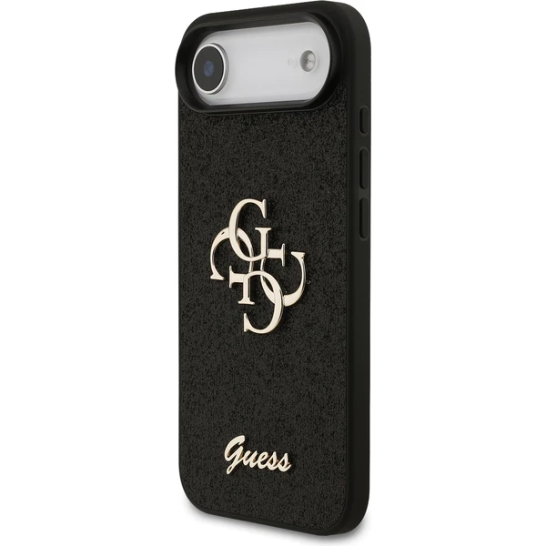 Guess PU Fixed Glitter 4G Metal Logo kryt iPhone Air černý - Pouzdra - Obrázek c1cb28d66b3545de99e44bdc82f065ff