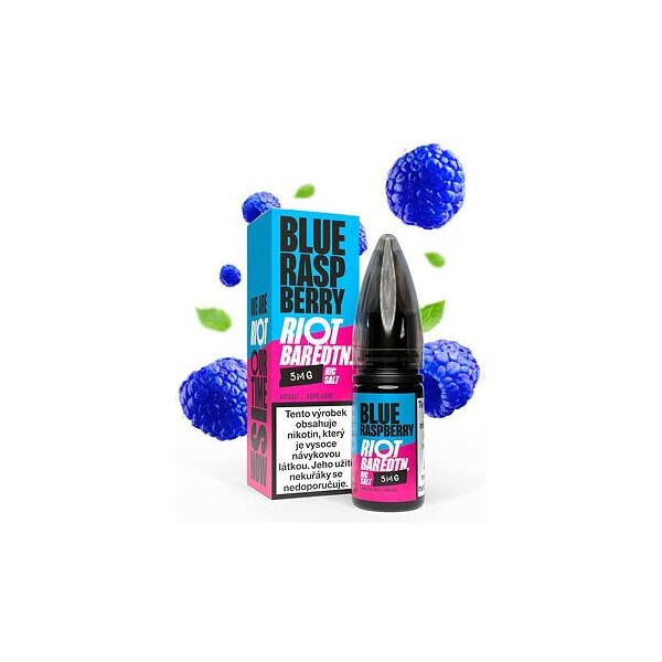 Riot BAR EDTN Salt Modrá malina 10ml (5mg)