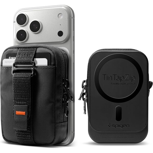Spigen Portable Organizer Pouch TintapZip MagSafe organizér černý