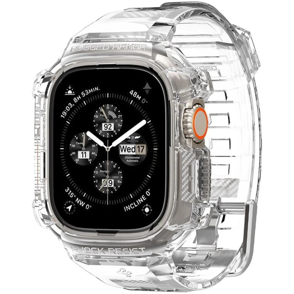 Spigen Rugged Armor Pro kryt s řemínkem Apple Watch Ultra 3/2/1 (49mm) čirý - Pouzdra - Obrázek c1dd625dac954e8f910c066180c026a5