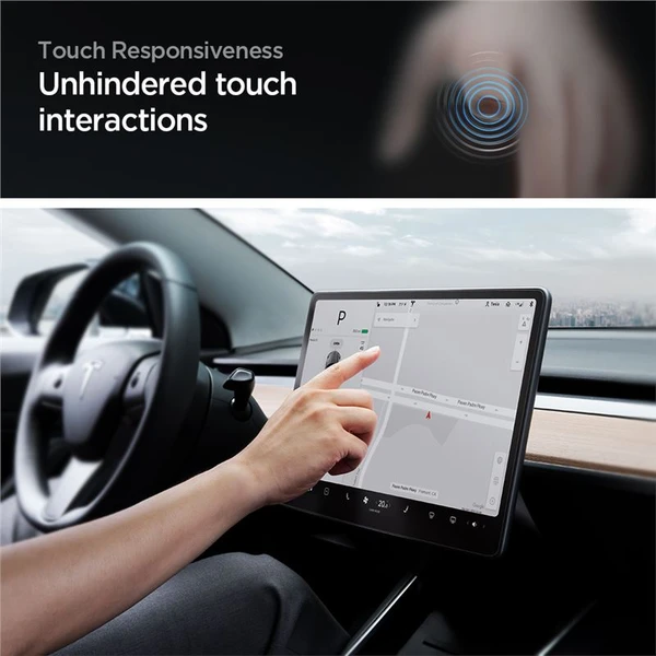 Spigen EZ Fit Anti Glare tvrzené sklo Tesla Model Y/3 čiré - Ochranné folie a skla - Obrázek c212f05c0501486382b9189360be889b