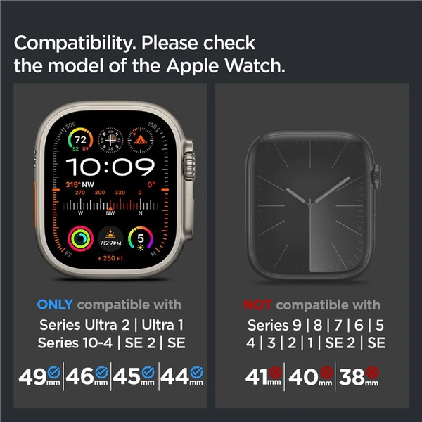Spigen Classic Fit řemínek Apple Watch 49/46/45/44mm černý - Řemínky - Obrázek c22911ca50c1403ab22852a74bc8be57