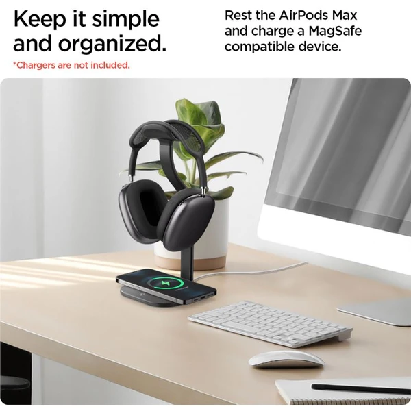 Spigen Nanotac™ AirPods Max Stand (MagFit) hliníkový stojánek černý - Stojánky - Obrázek c231ca9c11494142a3f54508db08908e