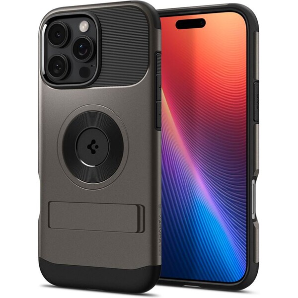 Spigen Slim Armor MagSafe kryt iPhone 16 Pro gunmetal