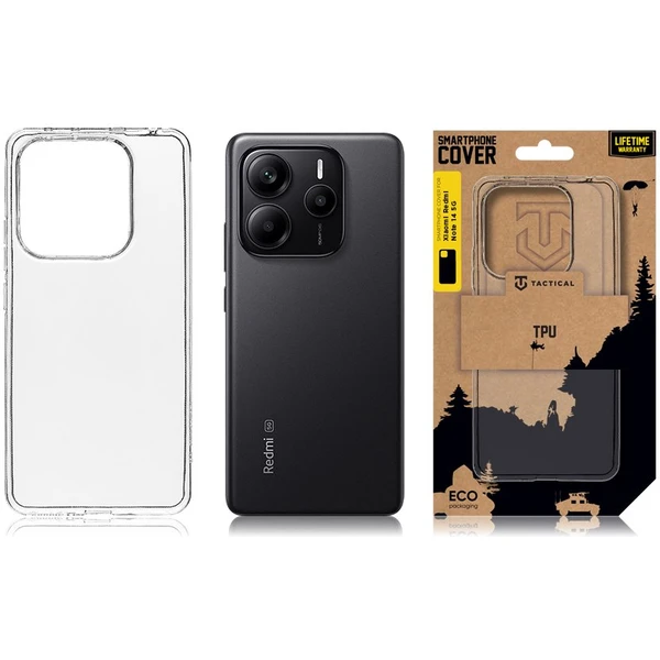 Tactical TPU kryt Xiaomi Redmi Note 14 5G čirý - Pouzdra - Obrázek c2a1a2ba7a59478ea159fede0ed7219b