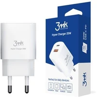 3mk Hyper Charger 20W síťová nabíječka bílá - Nabíječky