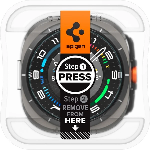 Spigen Glass tR EZ Fit sklo Samsung Galaxy Watch Ultra čiré (2 ks) - Ochranné folie a skla - Obrázek c2be9276c9ba423fb490b5a680f89331