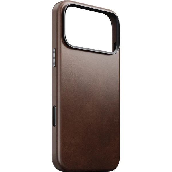 Nomad Traditional Leather (Horween) MagSafe kožený kryt iPhone 17 Pro Max/18 Pro Max Rustic Brown - Pouzdra - Obrázek c2c890f51f6d4a1b9e1da92135caac11
