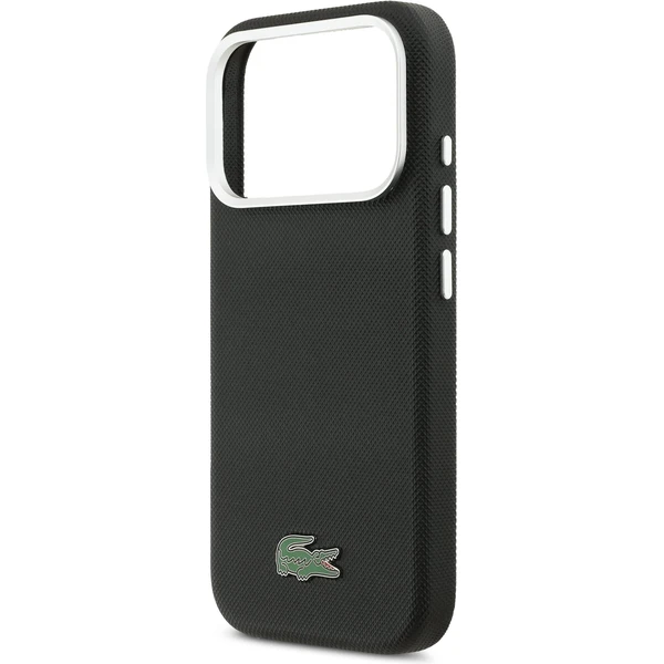 Lacoste Iconic Petit Pique Metal Logo MagSafe kryt iPhone 17 Pro Max černý - Pouzdra - Obrázek c2ed033370654ef1bd481571e0732c7d