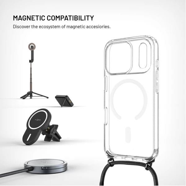 FIXED MagPure Neck kryt s černou šňůrkou na krk pro Apple iPhone 17 Pro - Pouzdra - Obrázek c2f4cfa09ef04fa3be016b59e368a9b3