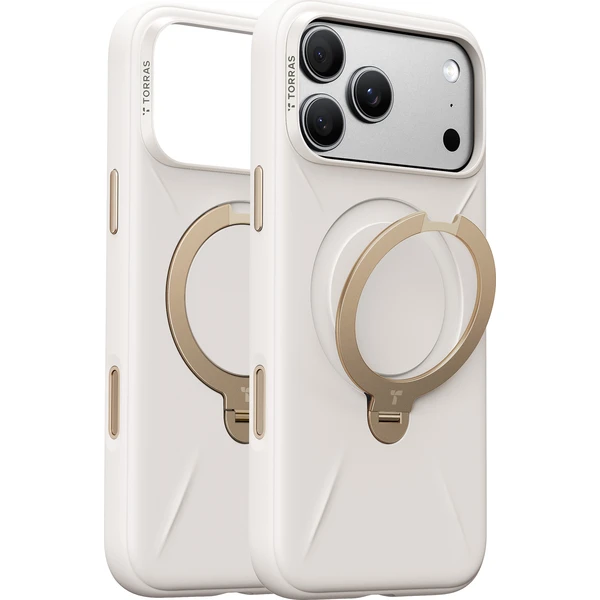 Torras OStand Q3 Silicone MagSafe kryt iPhone 18 Pro Max bílý