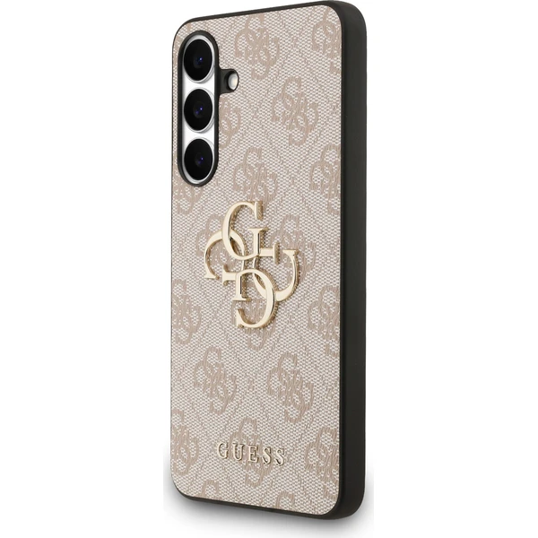 Guess PU 4G Metal Logo Zadní Kryt pro Samsung Galaxy S25 FE růžový - Pouzdra - Obrázek c30ee82ac5a746e5bece76efcdc0a35f