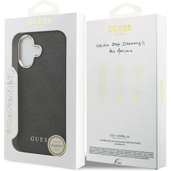 Guess 4G MagSafe kryt iPhone 17 černý - Pouzdra - Obrázek c33a898bd07d435d858b0bc63dc8617d
