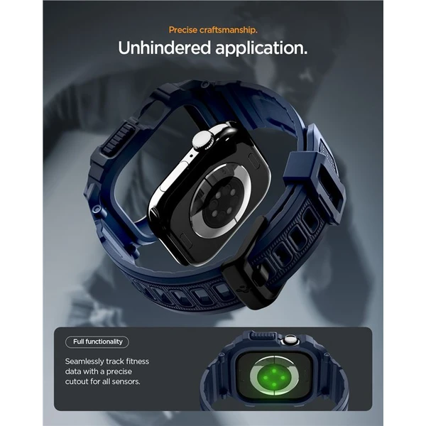 Spigen Rugged Armor Pro 2 pouzdro Apple Watch 11 (42mm) navy blue - Pouzdra - Obrázek c347a2705be2481ba8742f2b527637ab