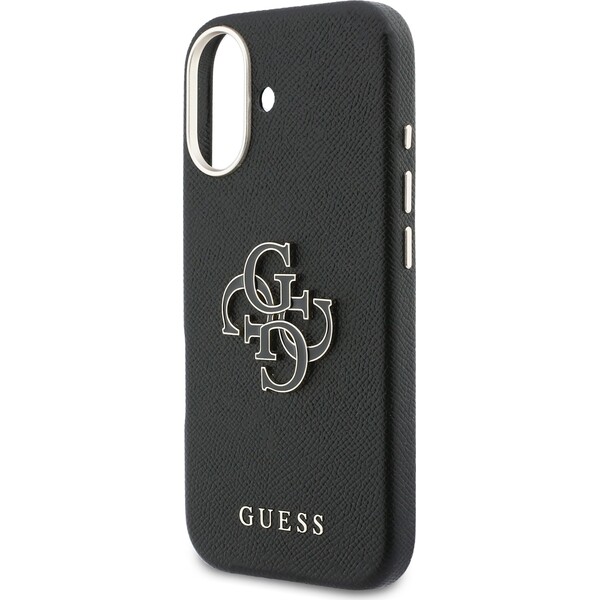 Guess PU Resin Logo kryt iPhone 17 černý - Pouzdra - Obrázek c36b386d68be4155a5a8517bbea02dbf
