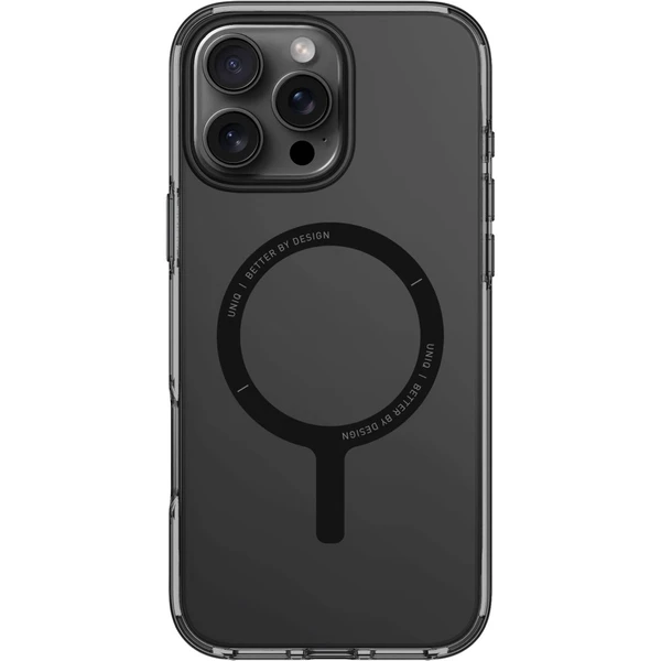 UNIQ Clario (ECO) MagClick kryt s MagSafe iPhone 16 Pro Max kouřový - Pouzdra - Obrázek c37cd7728e9e4496b21d732d655b6deb