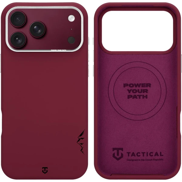Tactical MagForce Velvet Smoothie 2.0 MagSafe kryt Apple iPhone 17 Pro/18 Pro Burgundy - Pouzdra - Obrázek c37e8a4857dd4aa1bc970d388bb1eff4