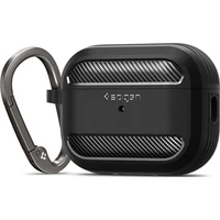 Spigen Rugged Armor pouzdro pro  AirPods Pro 2 černé - Pouzdra