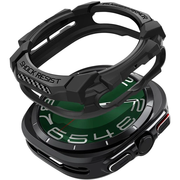 Spigen Rugged Armor kryt Samsung Galaxy Watch Ultra matně černý - Pouzdra - Obrázek c3945e58962f4904898963e674373dfa
