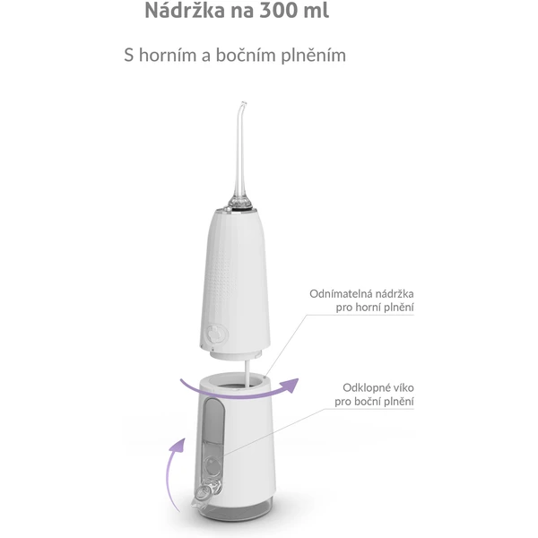 TrueLife AquaFloss Compact C200 ústní sprcha bílá - Ústní sprchy - Obrázek c3a298d9c0d343a4876921ed4700872b