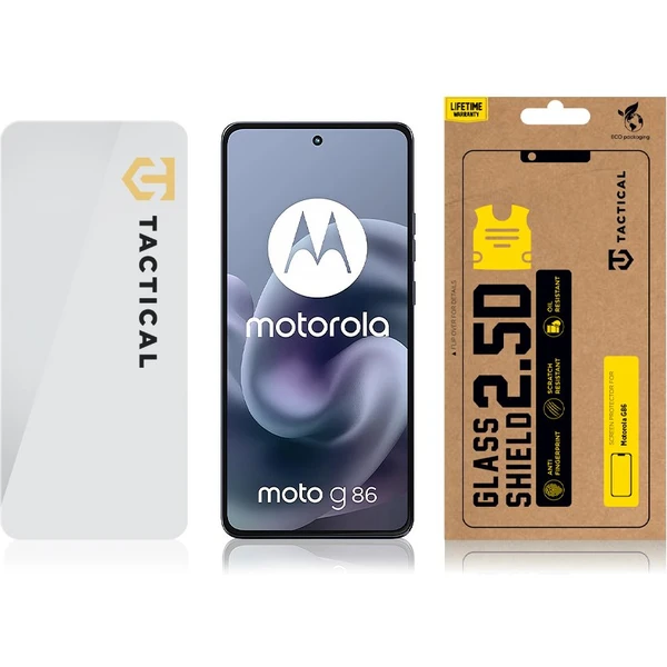 Tactical Glass Shield 2.5D sklo pro Motorola G86 čiré - Ochranné folie a skla - Obrázek c3a593ff66414eb991b6b1fb1cb8641e