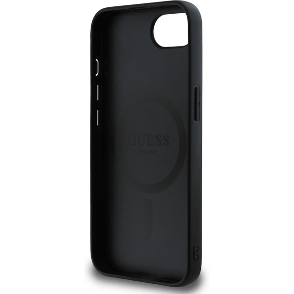 Guess PU Leather 4G Colored Ring MagSafe kryt iPhone 17e/16e černý - Pouzdra - Obrázek c3b298c68254410888ef039e7bb97cbd