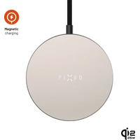 FIXED MagPad Slim Qi2.2/MagSafe bezdrátová nabíječka, 25W, titanová - Nabíječky