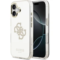 Guess PC/TPU Mirror 4G Glitter Logo MagSafe kryt iPhone 17 zlatý - Pouzdra