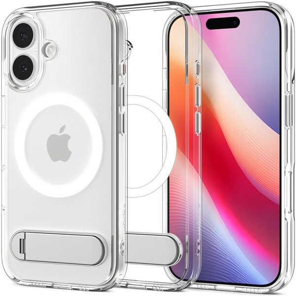Spigen Ultra Hybrid S MagSafe kryt iPhone 17 clear white