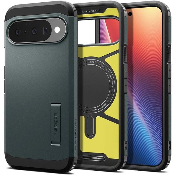 Spigen Tough Armor MagSafe kryt Google Pixel 10/10 Pro zelený - Pouzdra - Obrázek c426e17ba866469b80cfa190e342a1b8