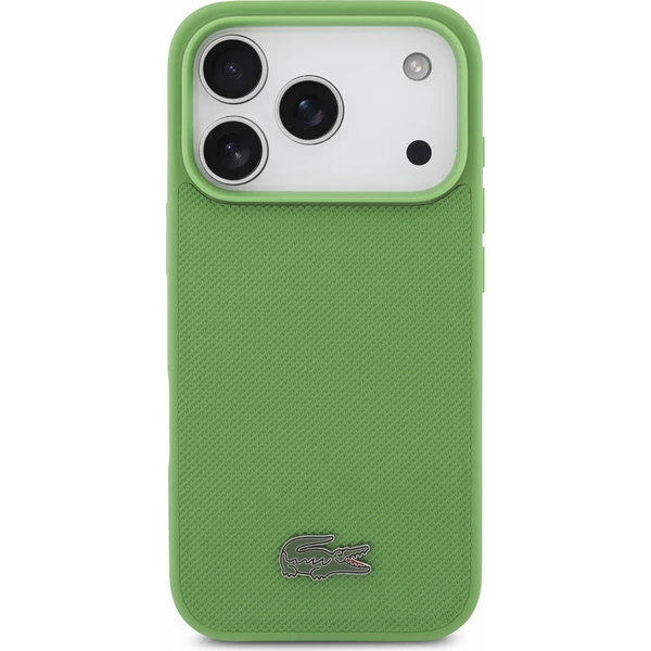 Lacoste PVC Iconic Petit Pique Metal Logo MagSafe kryt iPhone 18 Pro zelený - Pouzdra - Obrázek c42992a1786f422594bce6a4f6a9deee