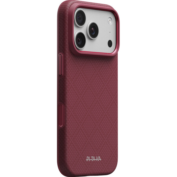 Pitaka Summa Case Argyle MagSafe kryt iPhone 18 Pro Burgundy