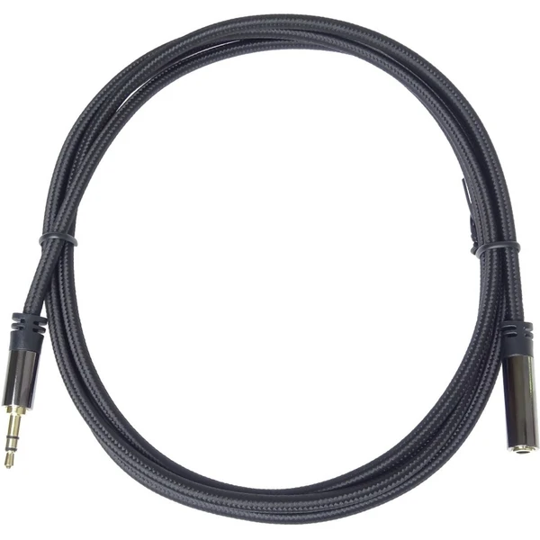 PremiumCord 3,5mm/3,5mm prodlužovací kabel 1,5m černý - Kabely a redukce - Obrázek c443d6760c5342e98e2f122ce9cea61f