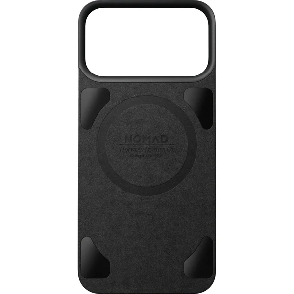 Nomad Magnetic Leather Back (Horween) MagSafe kožený kryt iPhone 18 Pro Max Black - Pouzdra - Obrázek c4931755463c4864b7ca6e9266931217