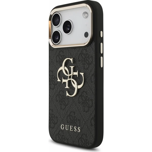 Guess PU 4G Metal Logo Strap kryt iPhone 18 Pro černý - Pouzdra - Obrázek c4e1f977fb01424597b14bc20a294632