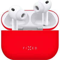 FIXED Silky silikonové pouzdro pro Apple AirPods Pro 3 červené - Pouzdra