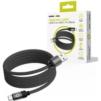 Mobile Origin Magnetic Patented USB-A/USB-C magnetický kabel (1m) černý - Kabely