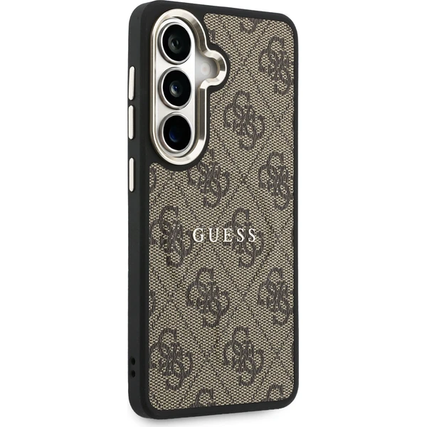 Guess PU Leather 4G Gold Frame Magnetic kryt Samsung Galaxy S26+ hnědý - Pouzdra - Obrázek c5716de7dd70477b8bc710562e30b7ea