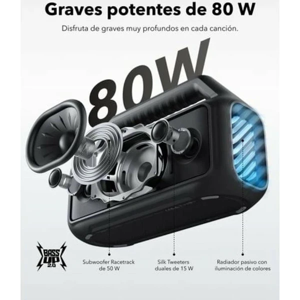 Anker Soundcore Boom 2 bezdrátový reproduktor černý - Reproduktory - Obrázek c572862187ae47108443005419a0bceb