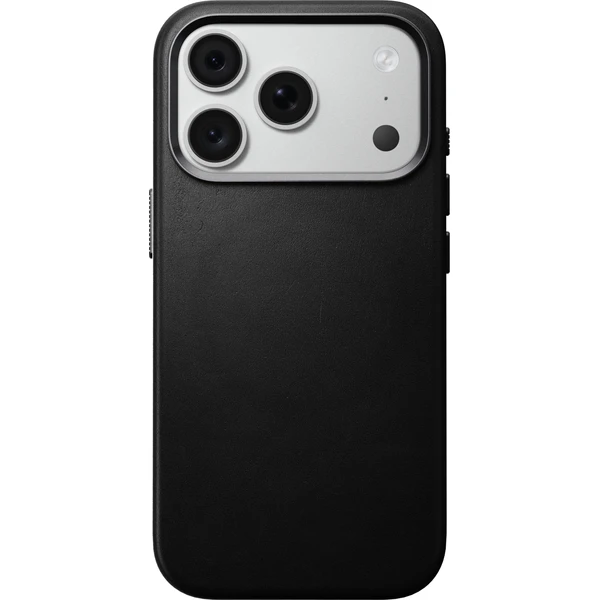 Nomad Traditional Leather MagSafe kožený kryt iPhone 17 Pro/18 Pro Black - Pouzdra - Obrázek c575334c7f4b4d8ba7a5ebddf92d3177