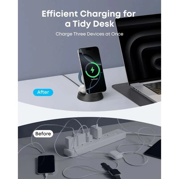 Anker MagGo MagSafe nabíječka (15W) černá - Nabíječky - Obrázek c57eca3244b34810be09694e8e28cb84