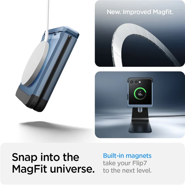 Spigen Tough Armor Pro MagSafe kryt Samsung Galaxy Z Flip7 světle modrý - Pouzdra - Obrázek c58b93ecfd634c90a3a90c69355c3030