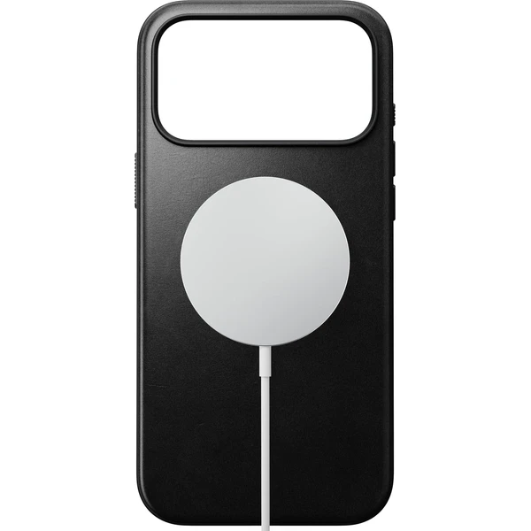 Nomad Modern Leather (Horween) MagSafe kožený kryt iPhone 18 Pro Max Black - Pouzdra - Obrázek c590076e01034aa48748ab8c936bd19d