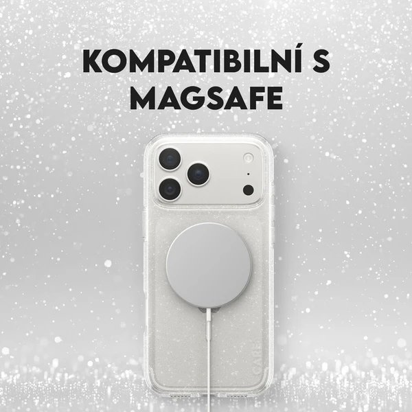 PanzerGlass® CARE Star Lit kryt s MagSafe Apple iPhone 17 Pro Max třpytivý/bílý - Pouzdra - Obrázek c5aef02edc1a42d89ce996bc84a6182b