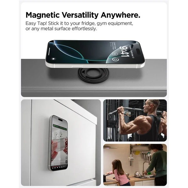 Spigen Dual Pop MagSafe Holder držák na telefon černý - Držáky - Obrázek c5da93276d0844e1904ffe622dbb80c5