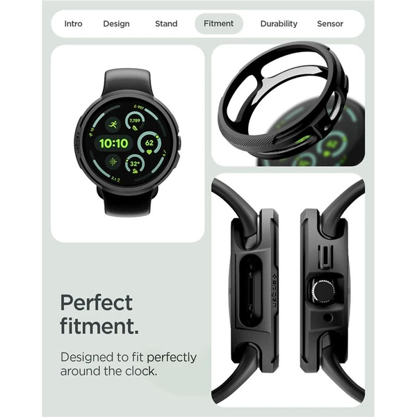 Spigen Liquid Air kryt Google Pixel Watch 4 41mm matně černý - Pouzdra - Obrázek c5e4e5e2b88b4d13aa58276ffb979852